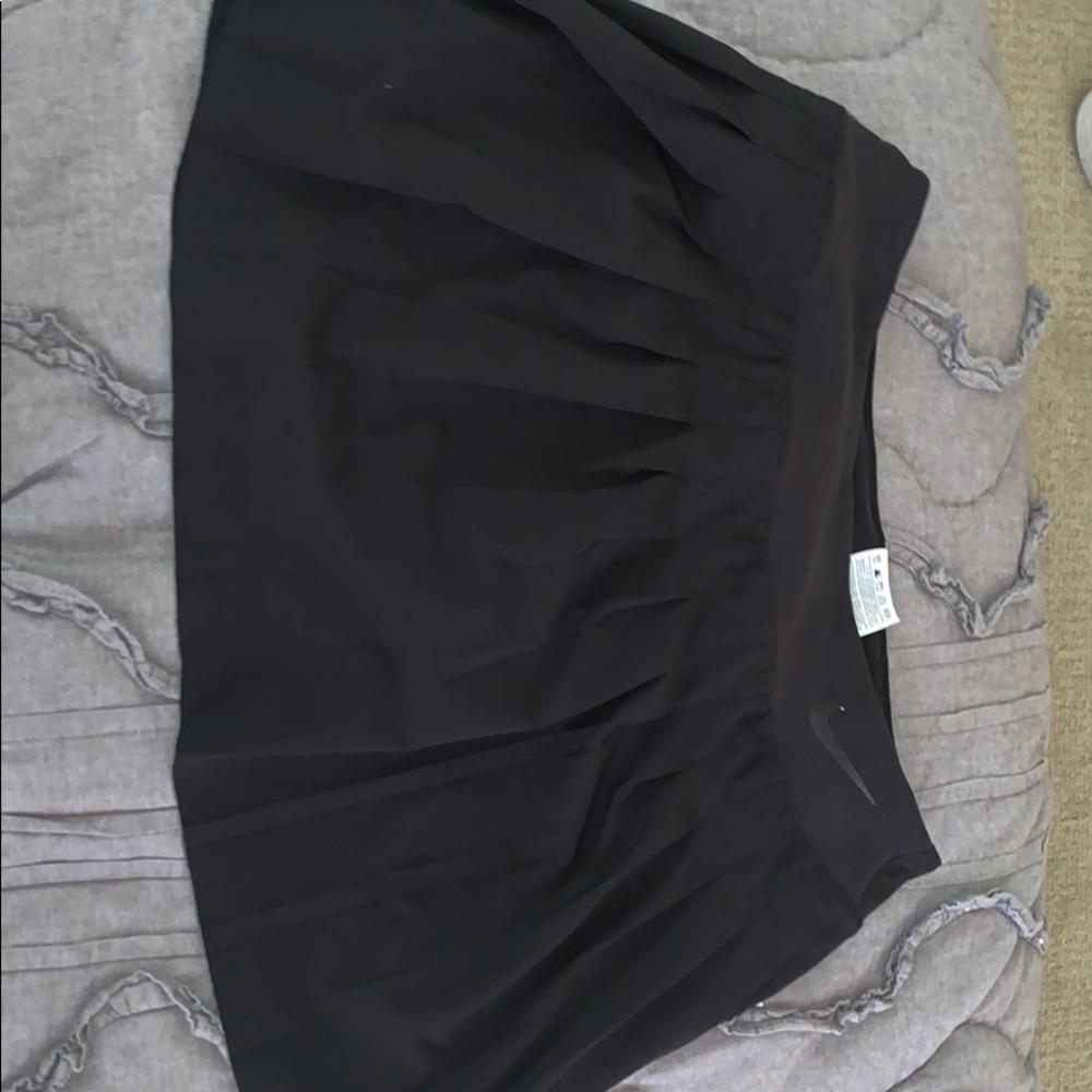 COPY - black nike dri fit tennis skirt